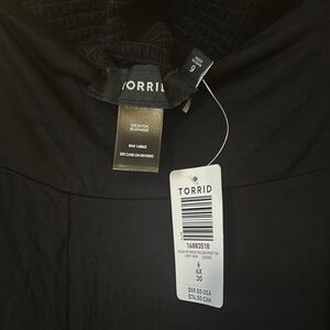 Stretchy Black tapered pants.